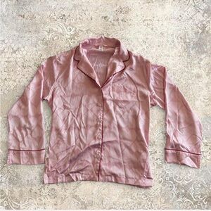 Victoria's Secret Light Pink Satin Top
